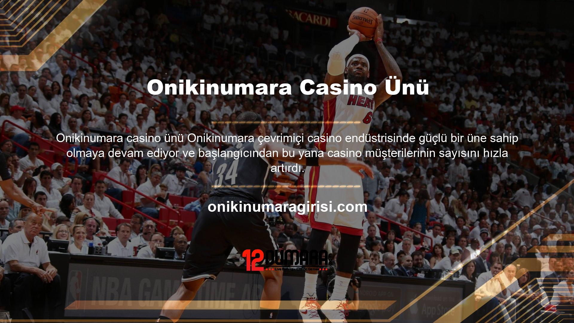Kullanıcı dostu web arayüzü ve deneyimli personeli ile Onikinumara canlı bahis sitesine 7-24 bahis, yerel bahisçilerin heyecan verici, karlı ve düzenli olarak dikkatini çekiyor